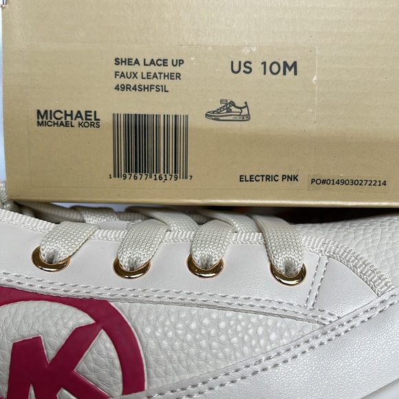 MICHAEL KORS SHEA LACE UP FAUX LEATHER
49R4SHFS1L
ELECTRIC PINK
 Sneakers - Picture 16 of 16